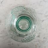 Glass decanters with grape decoration
