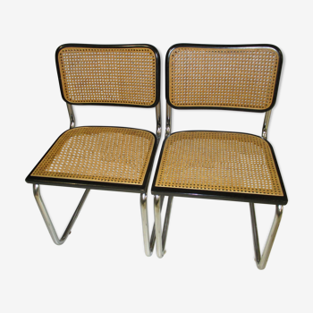 Paire de chaises Cesca B32 Marcel Breuer 1990