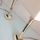 Pair of brass lamps art deco style 60s-70s