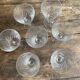 7 verres à pied