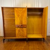 Mid century 4-door wardrobe