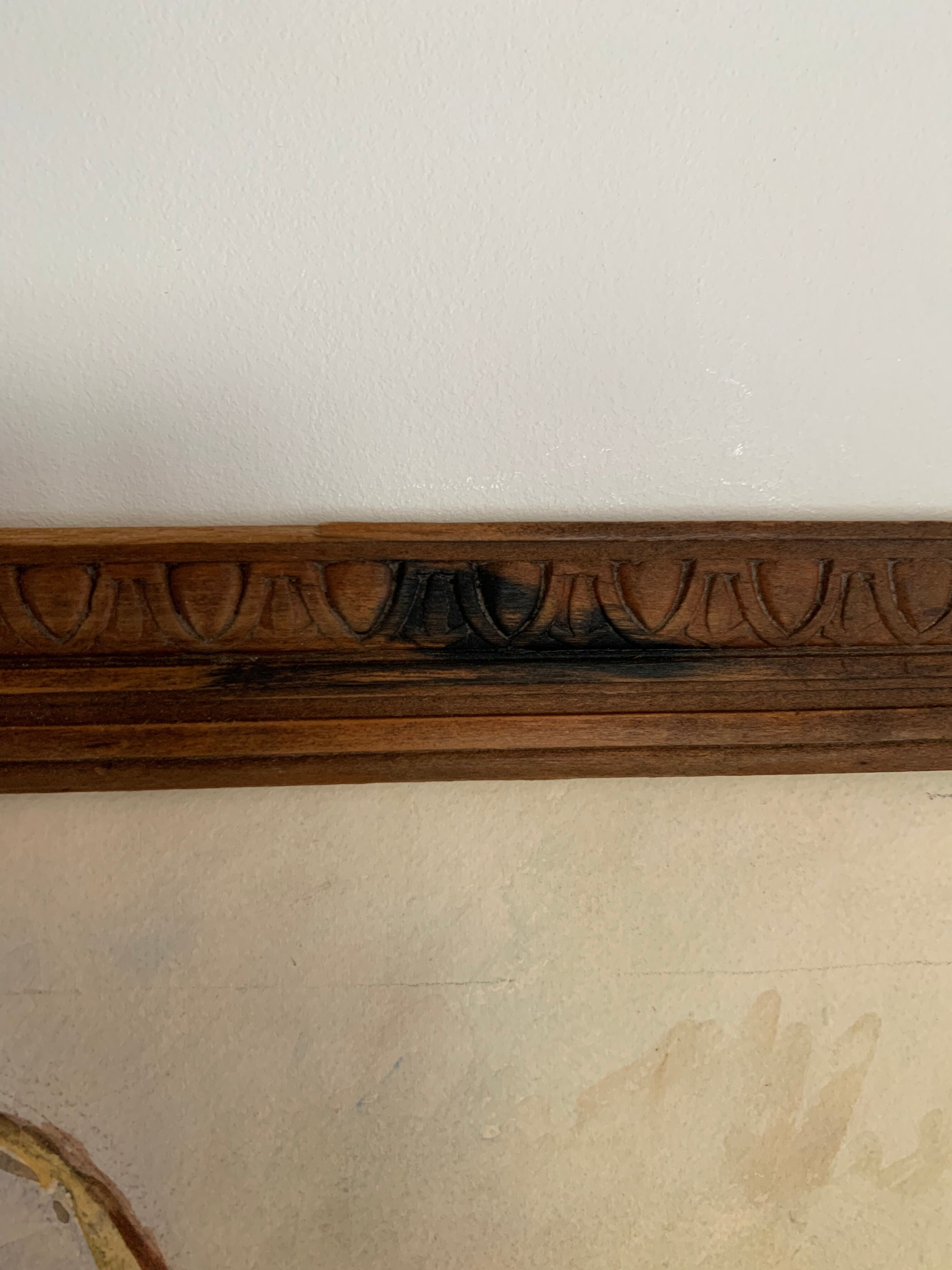 Watercolor in its wooden frame