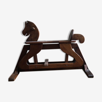 Wood rocking horse