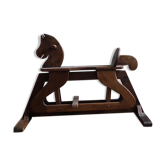 Wooden rocking horse