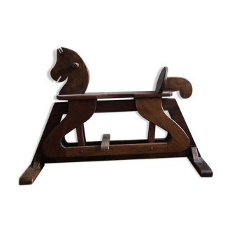 Wooden rocking horse