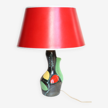 Lampe en céramique années 50