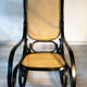 Rocking-chair black canned bentwood 1960-70