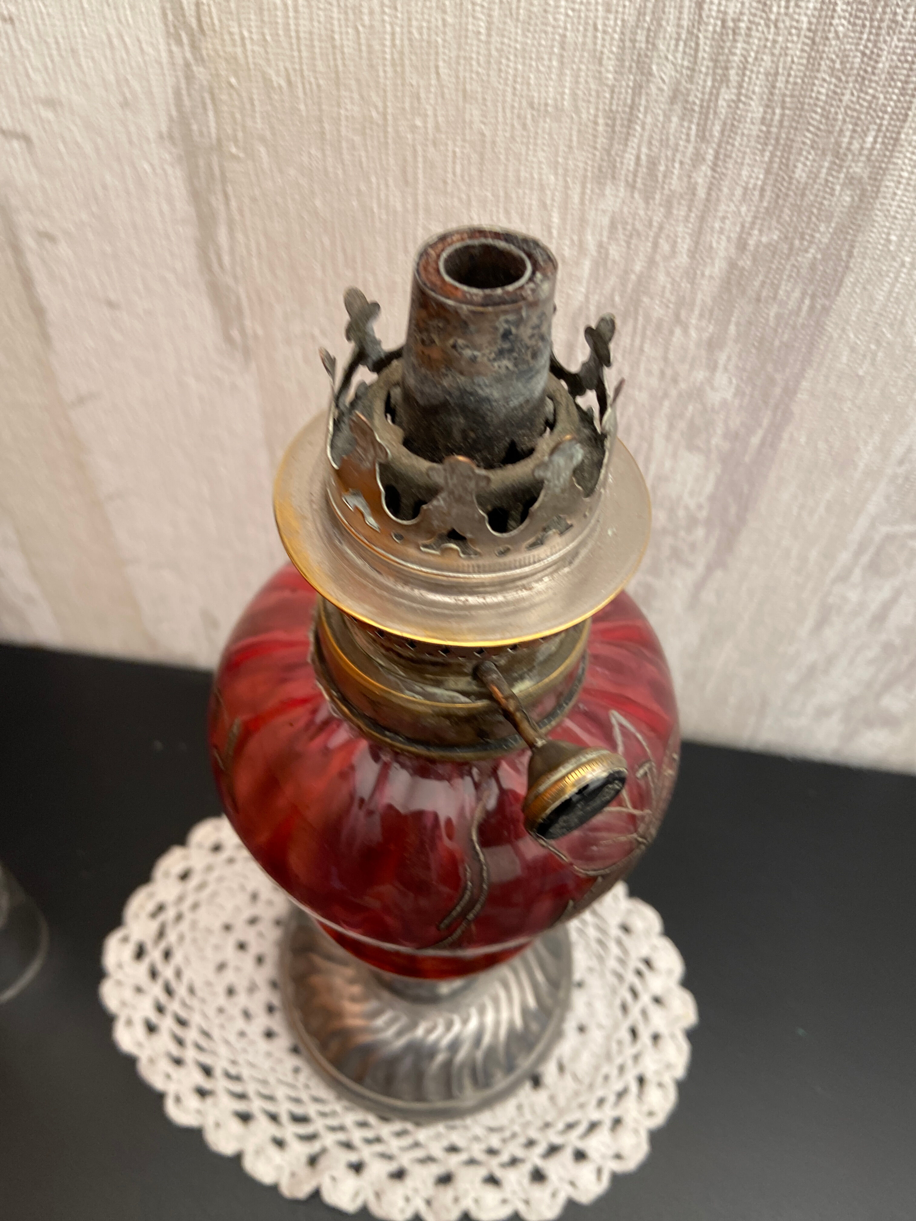 Old kerosene lamp