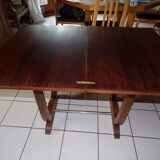 Art deco 1930s pine table