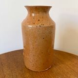 Vase en grès moucheté