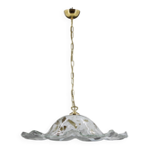Grande suspension en verre de Murano des années 1980, Italie