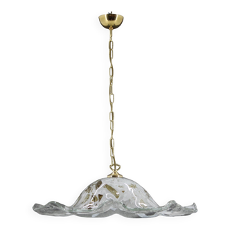 Grande suspension en verre de Murano des années 1980, Italie