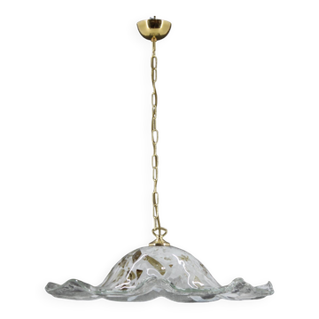 1980s Large Murano Glass Pendant Light, Italy