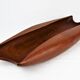 Coupe scandinave en teck sculpté vintage 1960