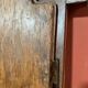 Antique Rustic Tuscan Window in Chestnut with Original Wrought Iron Hardware, 1800s