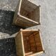 Lot of 2 bamboo pot covers