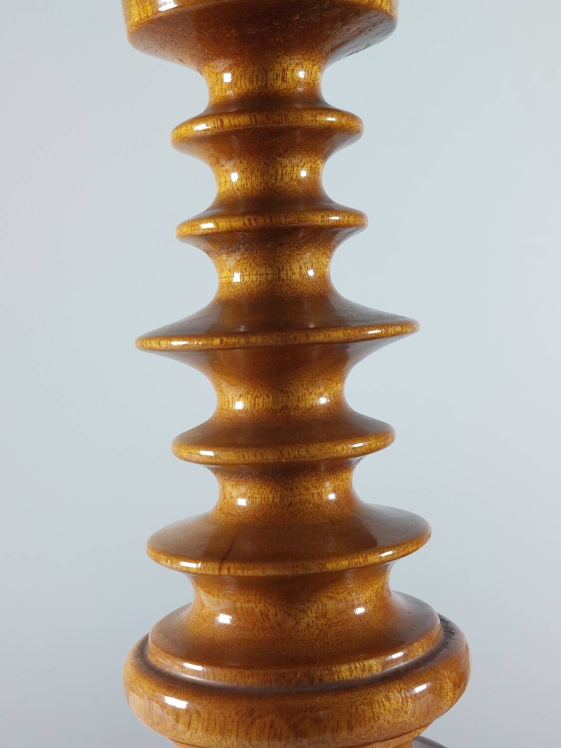 Vintage candle holder in an organic shape from the 1950s.