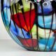 Vintage Murano Glass Vase Murrine, Italy, 1980s