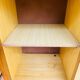 Large vintage chest of drawers with 4 drawers and oak storage, circa 1960s.