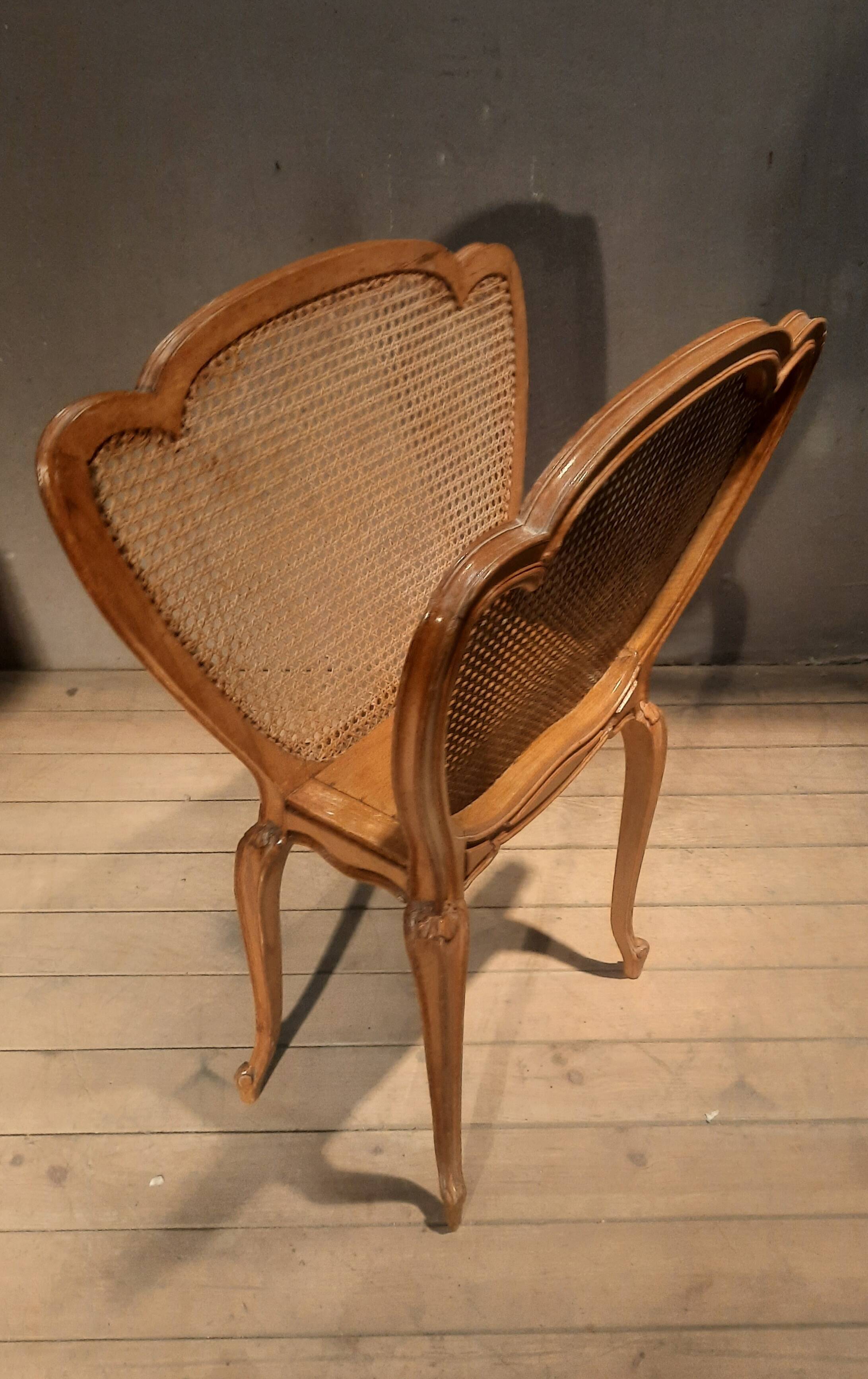 Porte revues canné style Louis XV