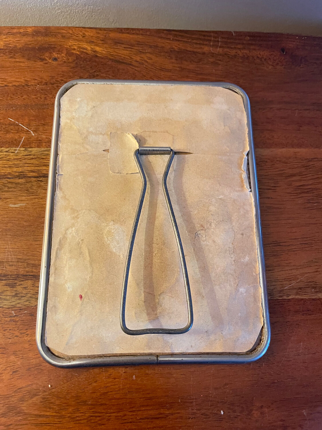 Small barber's mirror