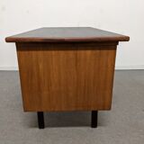 Scandinavian double-sided teak desk from the 50s/60s