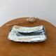 Cup in enamelled sandstone signed