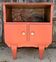 "Corail Bohème" bedside table – vintage relooked, 1940s / 1950s
