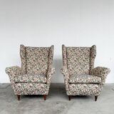 Pair of bergere armchairs