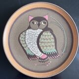 Plat Hibou années 70