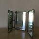 Mirror triptych barber 53x23cm