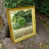 Golden mirror 67x57cm