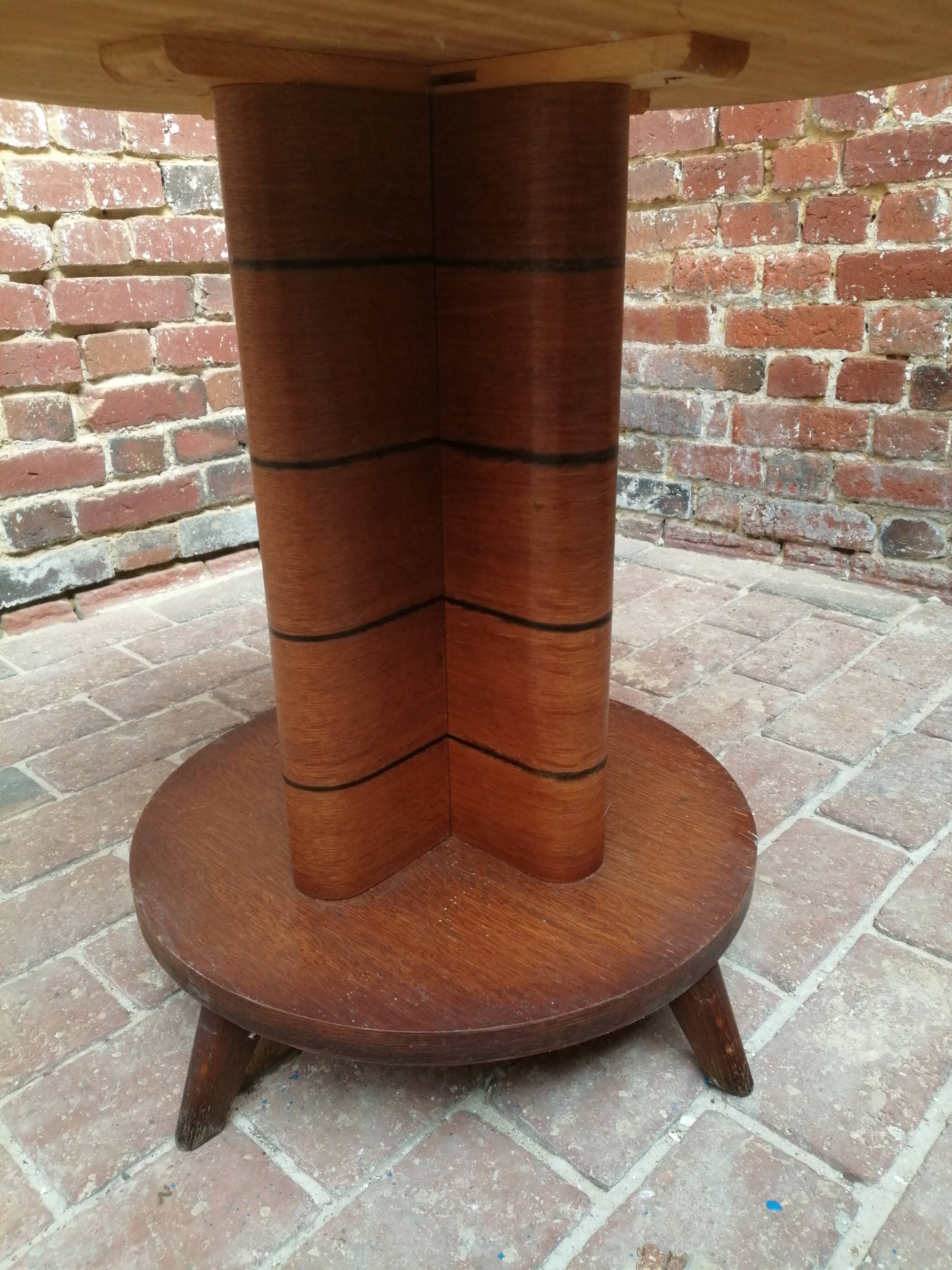 Vintage art deco style gueridon table