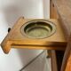 Porte-revues en bois avec repose verres
