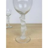 4 glasses of crystal wine Venus and Bacchus, Bayel