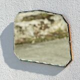 Rectangular beveled mirror - "biscuit"