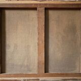 Hst painting "shepherd and sheep near the pond" signed a. disert impressionism