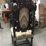 Lot of 2 henry II style chairs