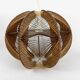 Scandinavian wooden and stretched wire suspension 70's