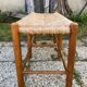 Vintage straw bench