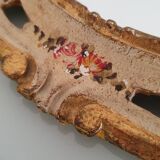 Miroir mercure en bois peint XIXème