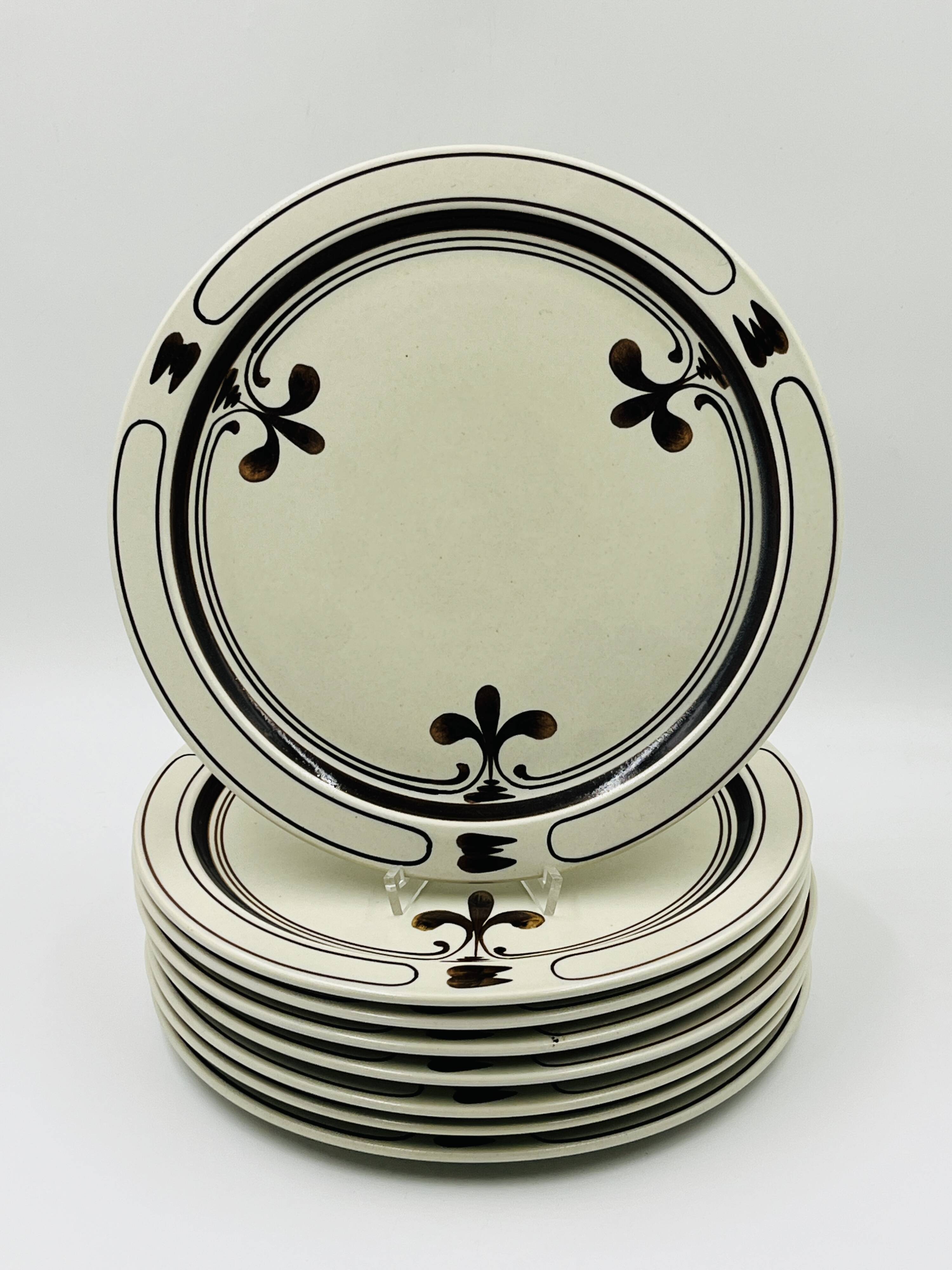 Set of 8 Large Rosenthal studio-line "Siena" Plates 28 cm