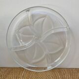 Plat de présentation en cristal JG Durand - Modèle Florence