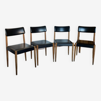Ensemble de 4 chaises scandinaves