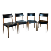 Ensemble de 4 chaises scandinaves
