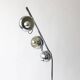 Lampadaire space age en métal chromé avec lumières magnétiques par Reggiani