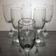Set de 6 flûtes en verre