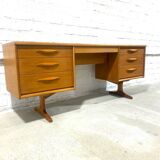 Vintage Teak Desk Austinsuite Edition 1960