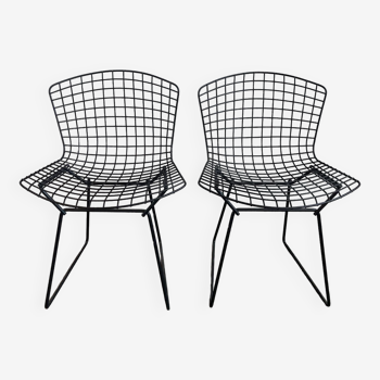 Pair of Harry Bertoia wire chairs for Knoll