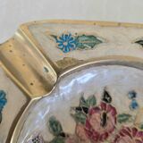 Enamelled bronze ashtray